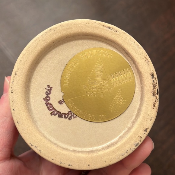 Vintage Gerz Tyrolean Tankard Limited Edition Pewter Lidded German Beer Stein - Picture 5 of 8